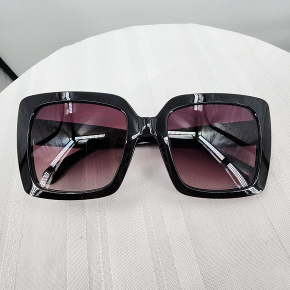 SIMPLY SOUTHERN Black Square Frame Sunglasses Sunnies 9014 NWT - Picture 6 of 8